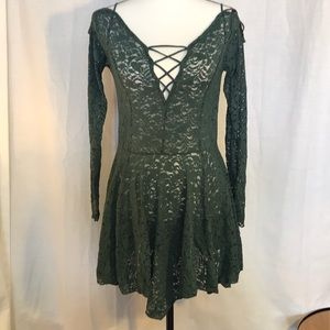 Free People Lace Trapeze Slip